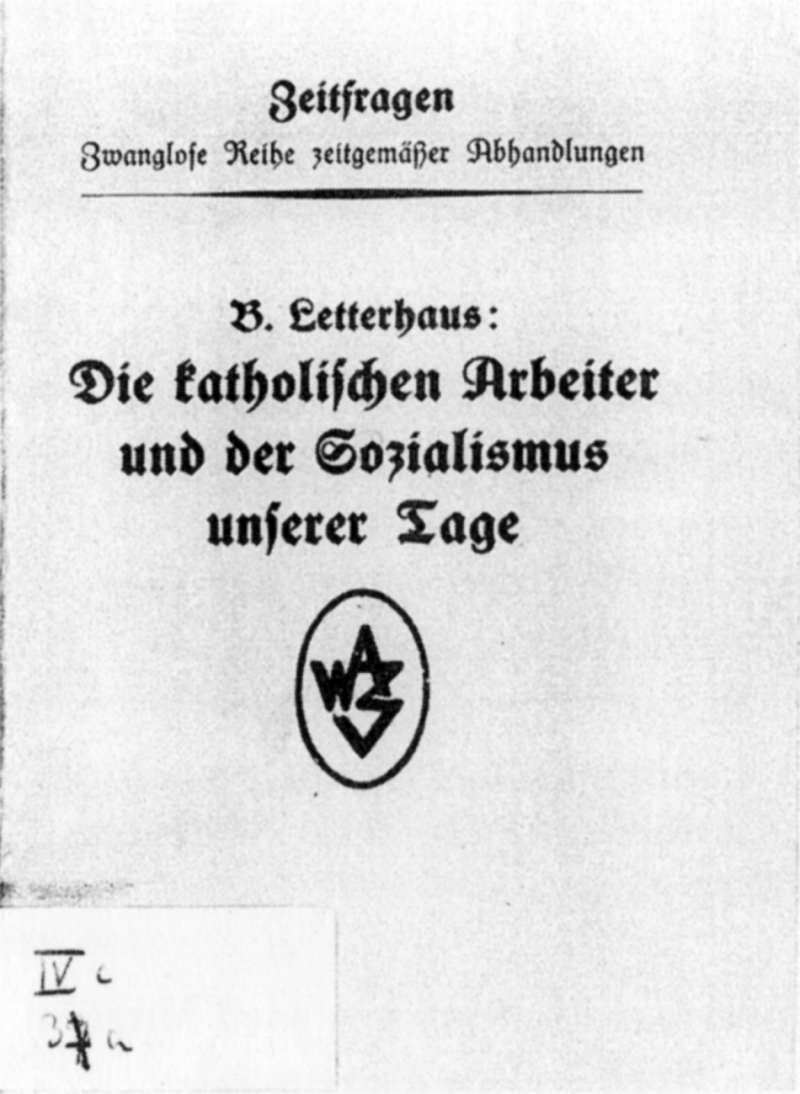 Die katholischen Arbeiter und der Sozialismus